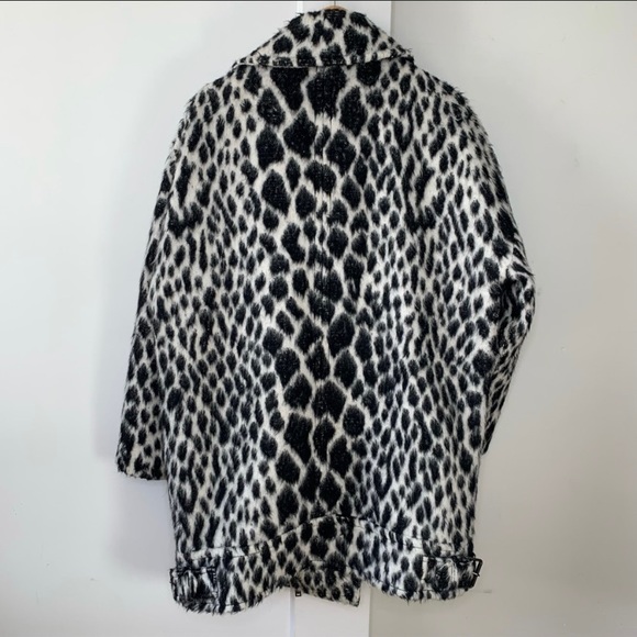 COPY - Banana Republic- wool blend oversized motorcycle jacket. - Picture 2 of 7